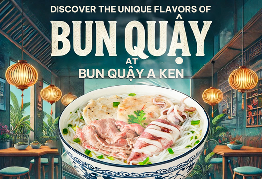 A BOWL OF BUN QUAY AT RESTAURANT BUN QUAY A KEN 